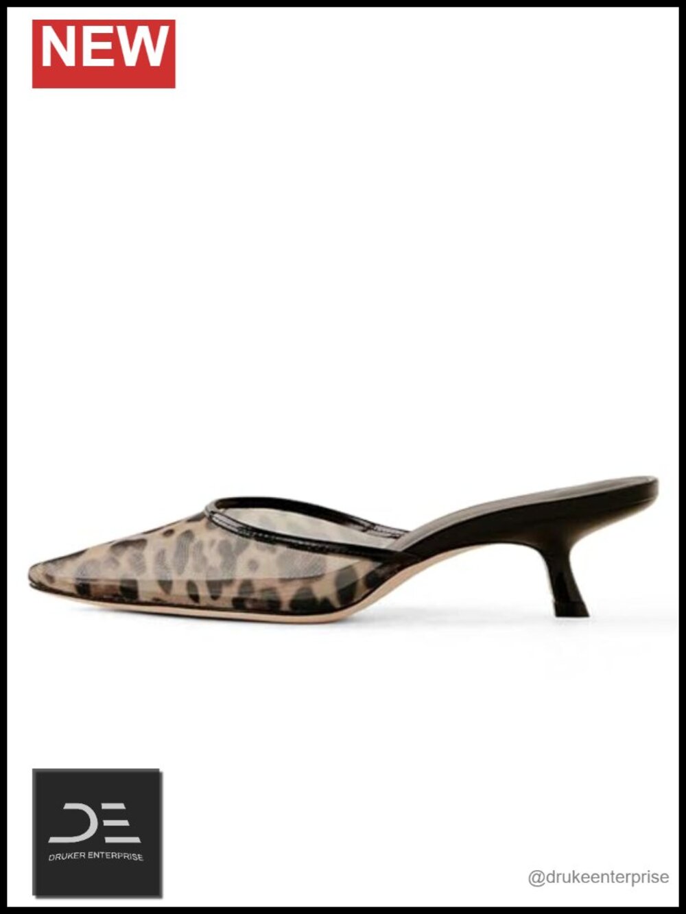 Pointed Toe Stiletto Mules Slingback Heels Women's Pumps